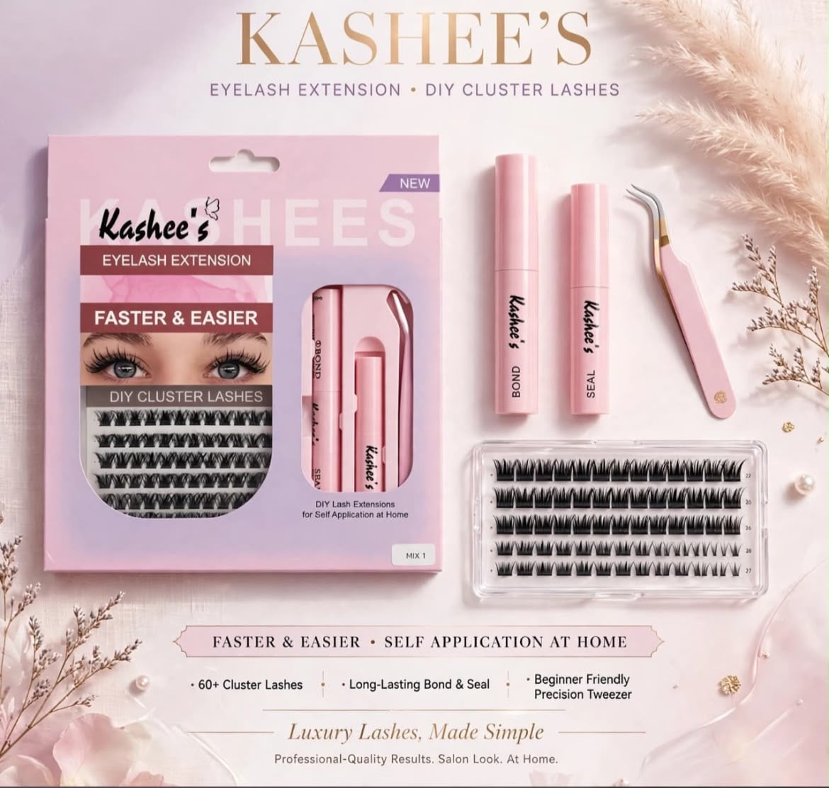 Kashee’s DIY Cluster False Eyelashes