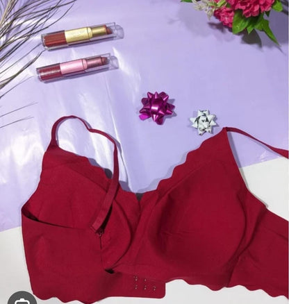 Ultra-Soft Seamless Comfort Bra with Adjustable Straps