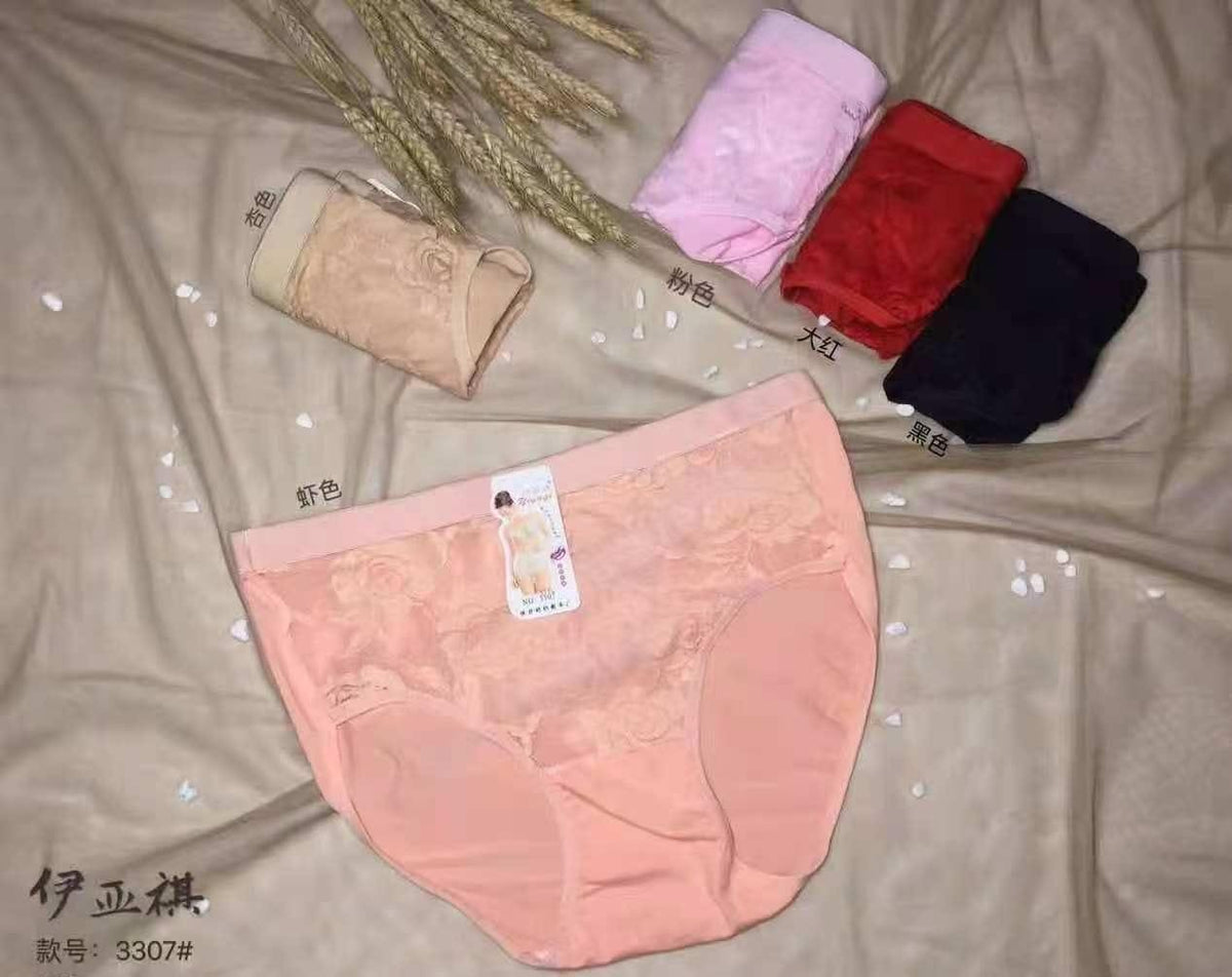 Women's Floral Lace-Trim Briefs